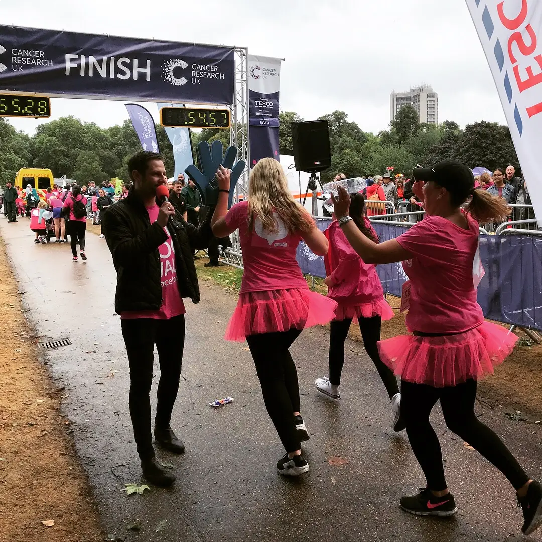 Lewis Mason hosts Cancer Research UK_s Race for Life events Lewis Mason hosts Cancer Research UK_s Race for Life events