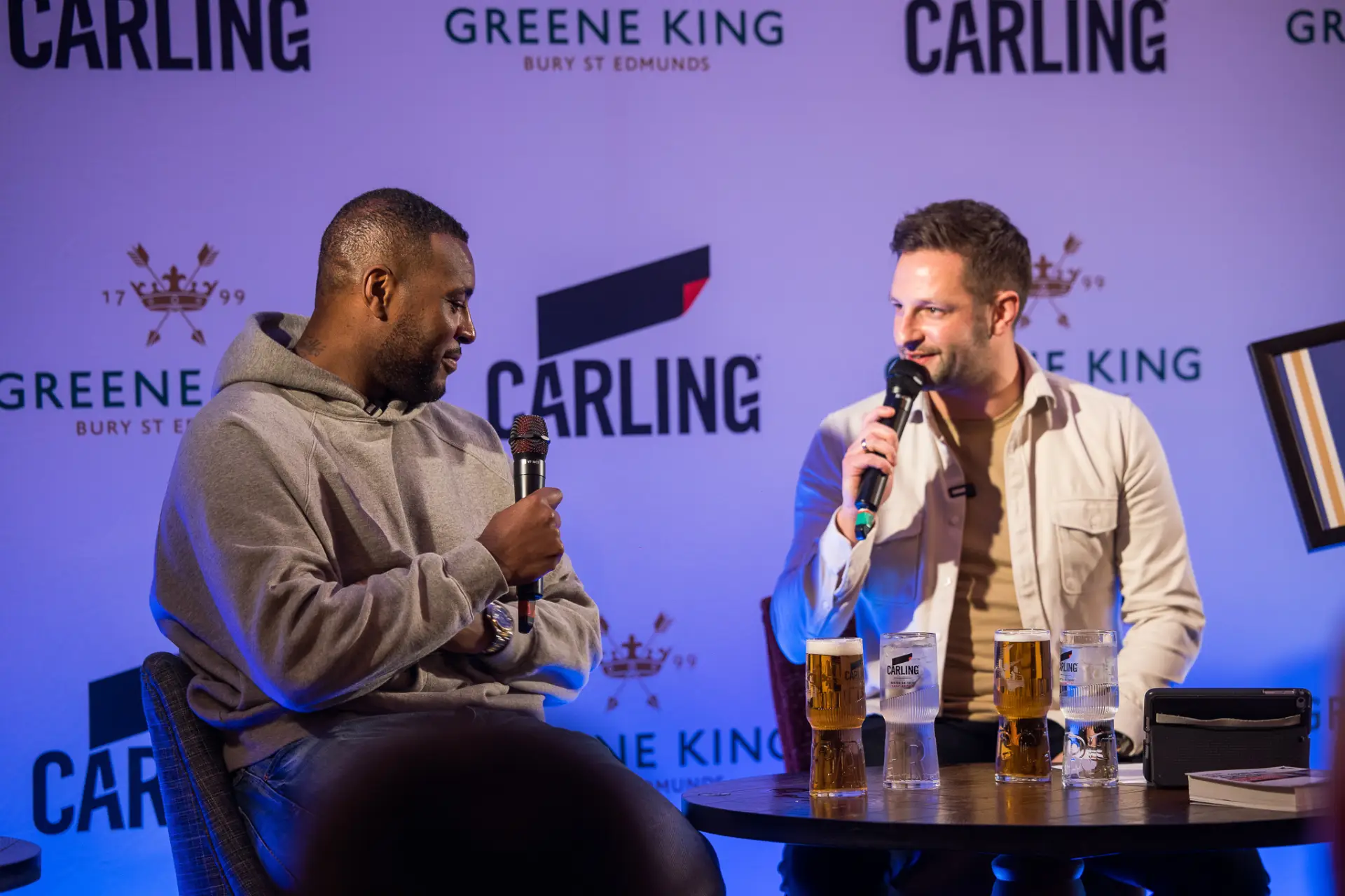 Lewis Mason hosts Carling_s Local Legends event with Leicester City Premier League winning captain Wes Morgan Lewis Mason hosts Carling_s Local Legends event with Leicester City Premier League winning captain Wes Morgan