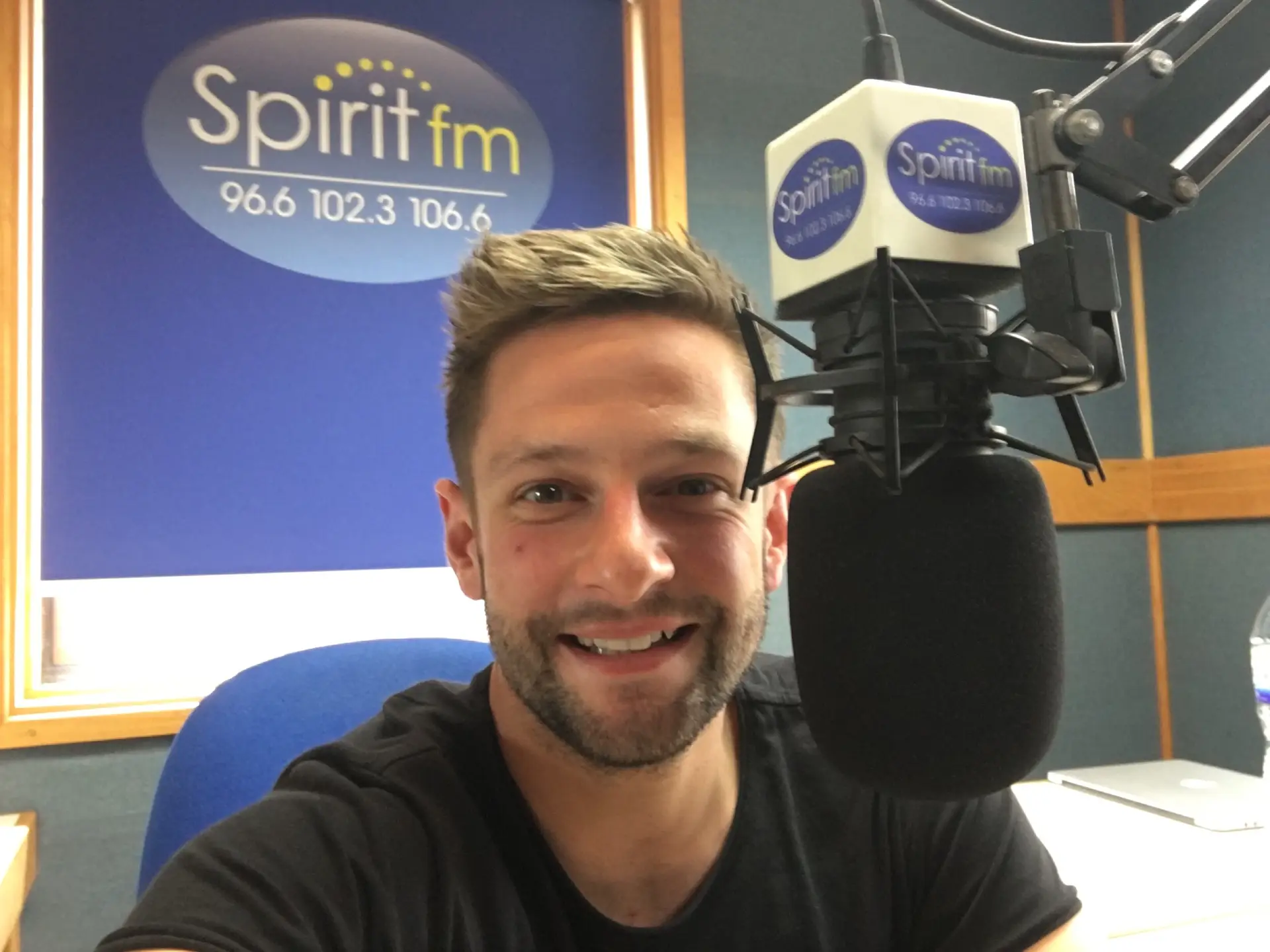 Lewis Mason presenting on UKRD station Spirit FM Lewis Mason presenting on UKRD station Spirit FM