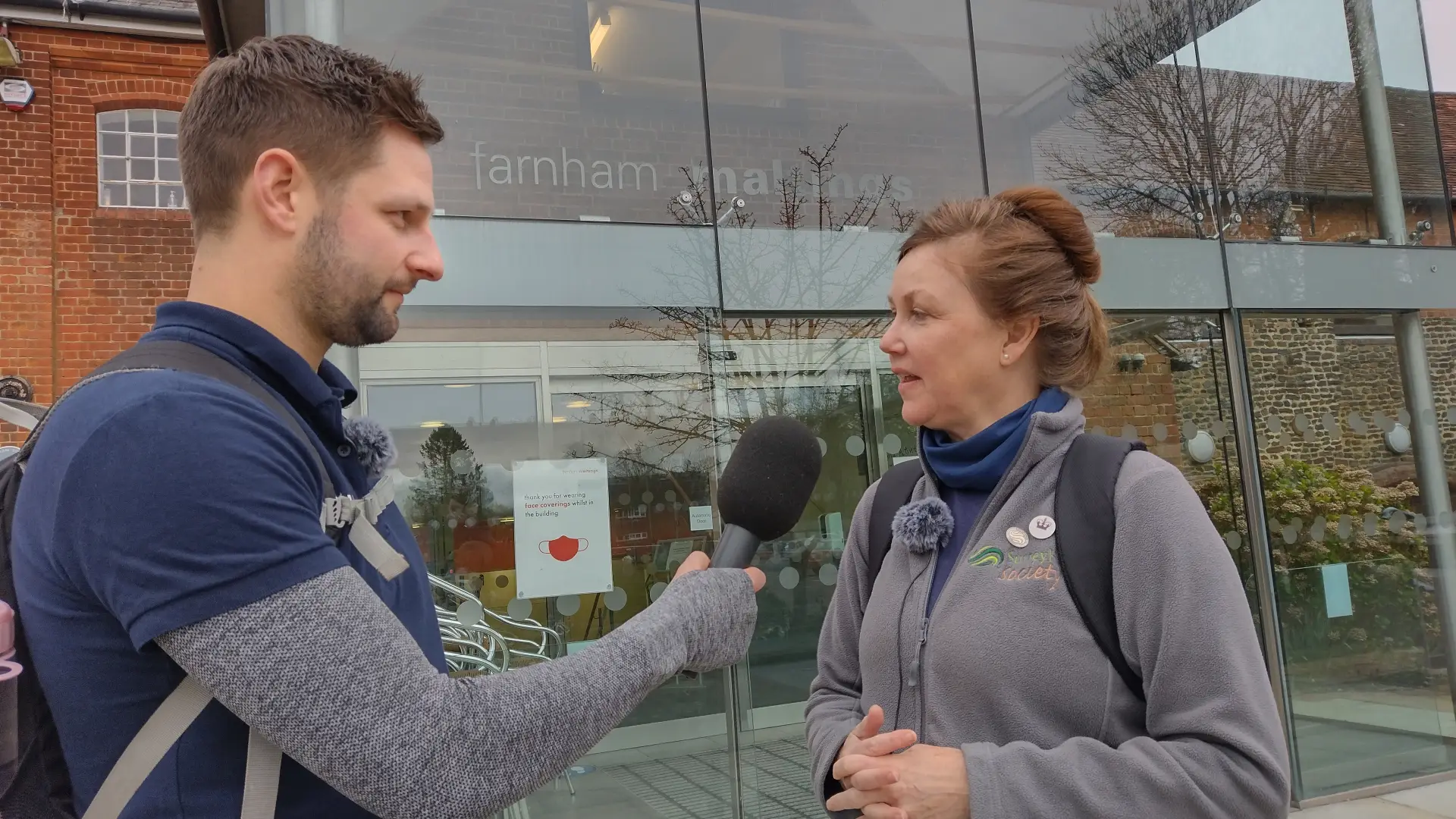 Lewis Mason reporting for BBC Surrey and BBC Sounds Lewis Mason reporting for BBC Surrey and BBC Sounds