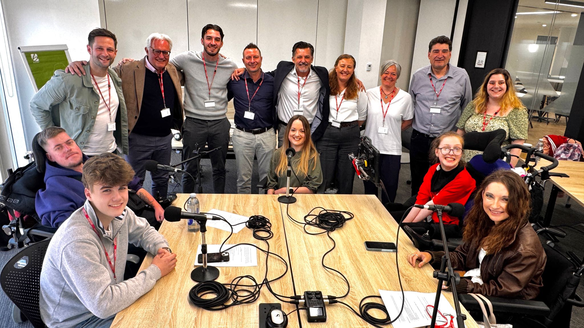 The Knights Foundation Taking The Dis! podcast recording The Knights Foundation Taking The Dis! podcast recording